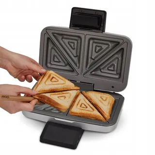 CLOER 6259 Sandwichmaker 2 Toasts XXL 900W Zilver — miniatuur 6