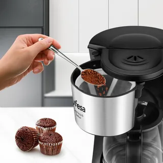 UFESA CG7115 Koffiezetapparaat 6 Kopjes 600W 0,6L Anti-Druppelsysteem — miniatuur 3