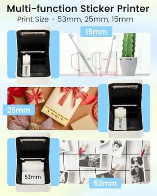PHOMEMO M02 Pro Mini Thermische Printer 300 DPI Stickers Foto's — miniatuur 4