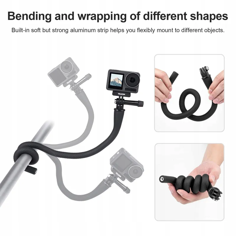 TELESIN Selfie Stick Houder Voor GoPro DJI Insta360 Actiecamera's — foto 2