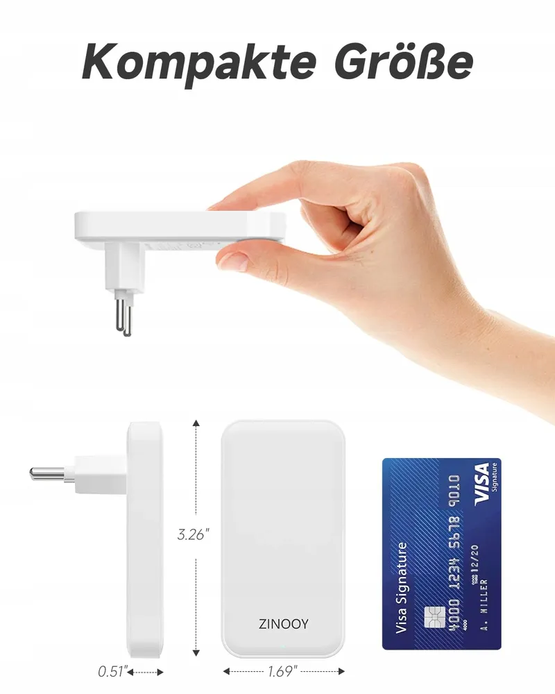 ZINOOY USB C Oplader 20W PD Snelladen iPhone Galaxy — foto 3