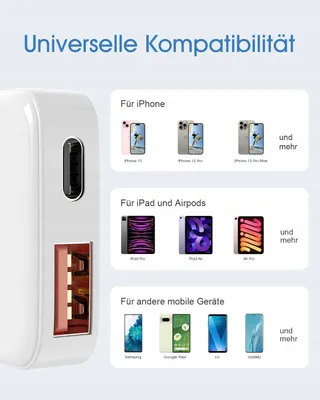 ZINOOY USB C Oplader 20W PD Snelladen iPhone Galaxy — miniatuur 9