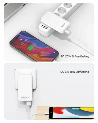 ZINOOY USB C Oplader 20W PD Snelladen iPhone Galaxy — miniatuur 6