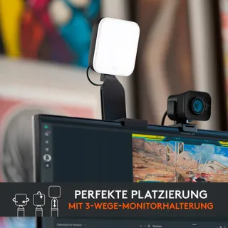 LOGITECH Litra Glow LED Streaminglicht TrueSoft Videoconferentie — miniatuur 6