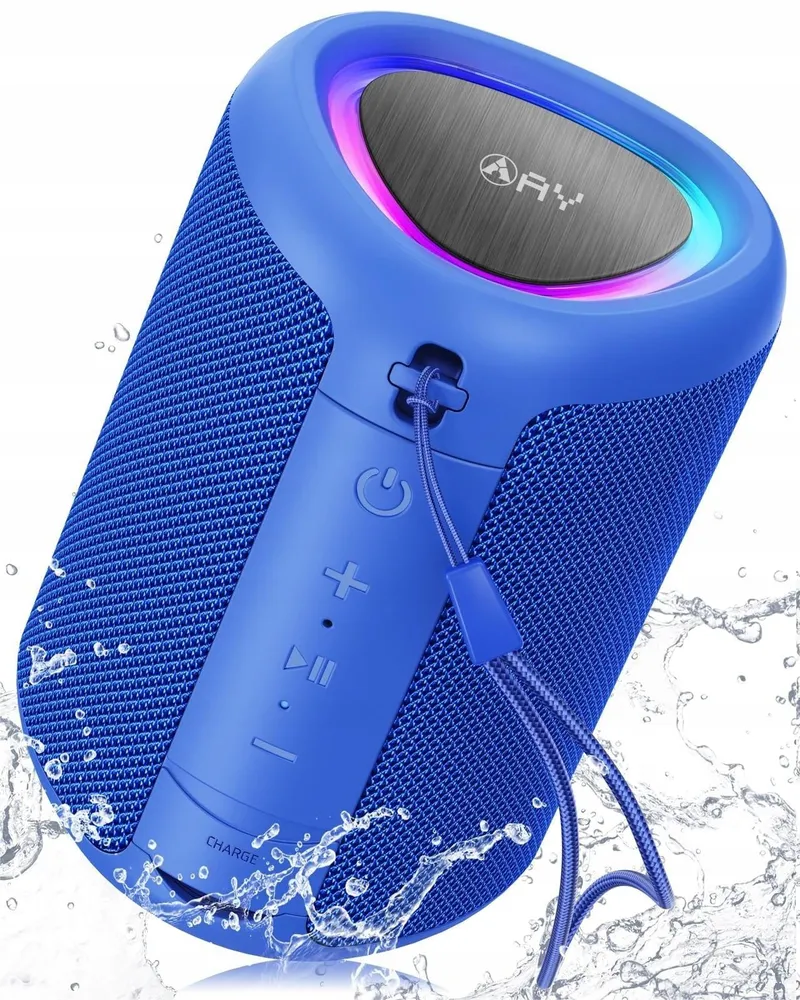 AY Draagbare Bluetooth Speaker met Verlichting IPX5 Waterdicht 24u Accu — foto 1