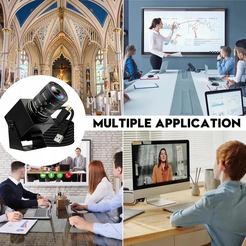 ELP Camera 4K 60fps USB HDMI Zoom 3x Computer TV Projector — foto 7