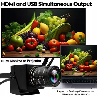 ELP Camera 4K 60fps USB HDMI Zoom 3x Computer TV Projector — miniatuur 2