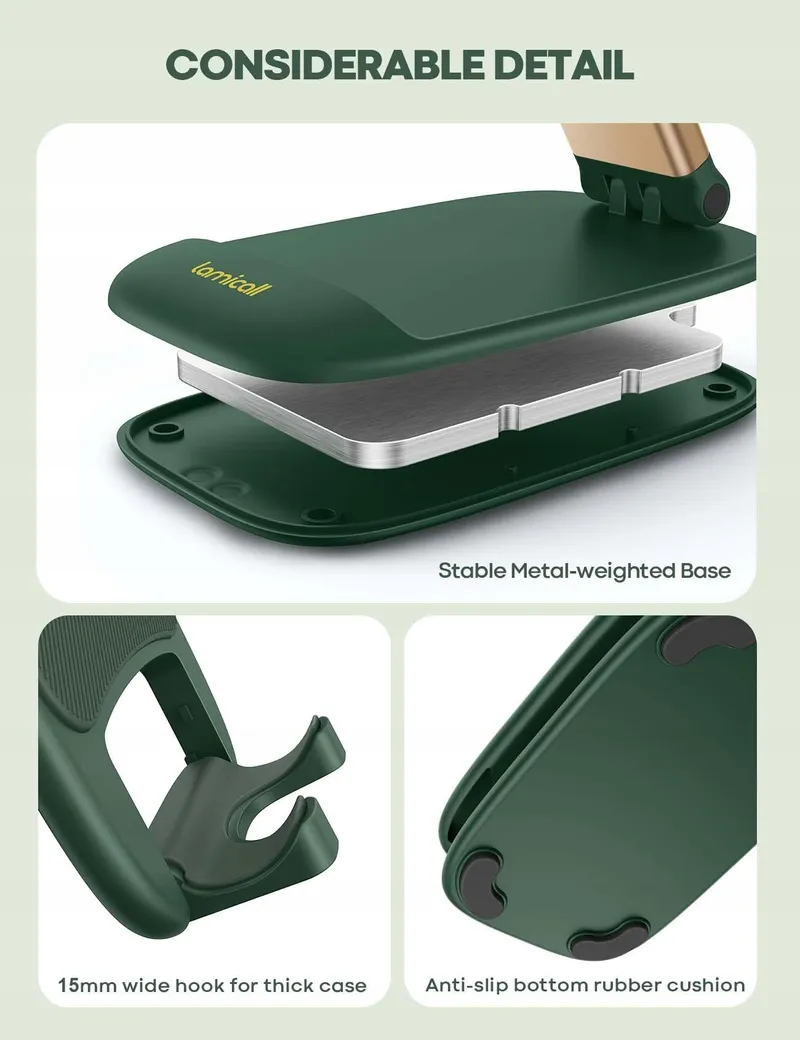 LAMICALL Verstelbare Telefoonstandaard Voor iPhone En Samsung — foto 5