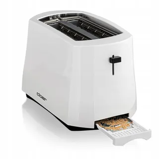 CLOER Broodrooster 825W 2 Sneetjes Opzetstuk Kruimellade Wit — miniatuur 6