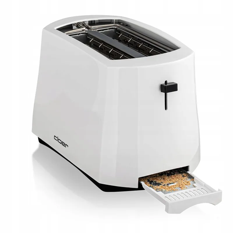 CLOER Broodrooster 825W 2 Sneetjes Opzetstuk Kruimellade Wit — foto 6