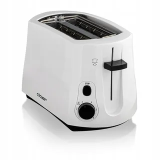 CLOER Broodrooster 825W 2 Sneetjes Opzetstuk Kruimellade Wit — miniatuur 3