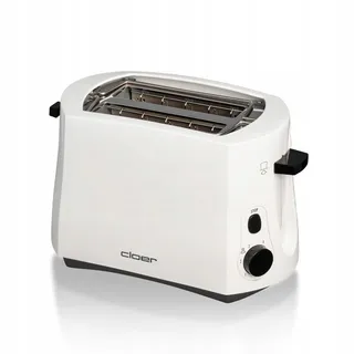 CLOER Broodrooster 825W 2 Sneetjes Opzetstuk Kruimellade Wit — miniatuur 2