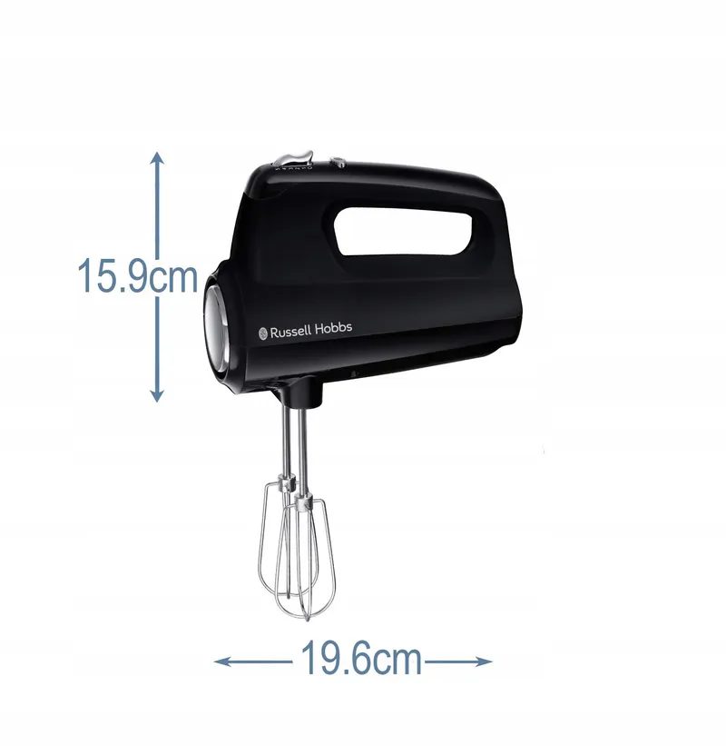 RUSSELL HOBBS Handmixer Zwart 5 Snelheden Turbo 24672-56 — foto 3