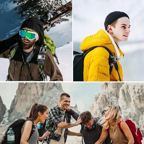 TELESIN Rugzakband Houder GoPro DJI OSMO Insta360 Accessoire — foto 8