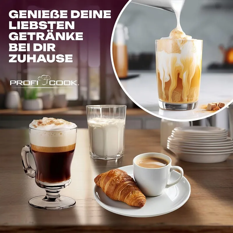 PROFICOOK PC-MS 1032 Melkopschuimer Warm en Koud 6 Functies — foto 7