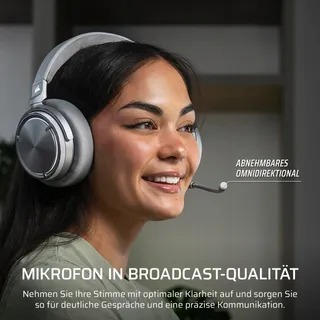 CORSAIR Virtuoso MAX Draadloze Gaming Headset Bluetooth Zilver — miniatuur 7