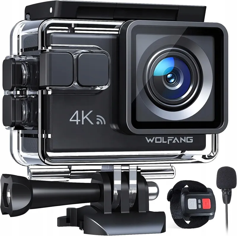 WOLFANG GA100 Actioncam 4K 20MP Onderwater WiFi 40M Waterdicht — foto 2
