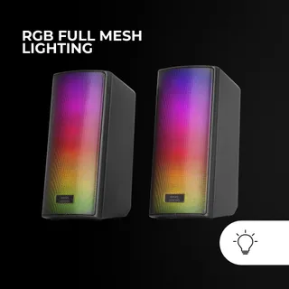 MARS GAMING MSRGB2 Bluetooth Speaker 15W RGB DSP Compact Zwart — miniatuur 3
