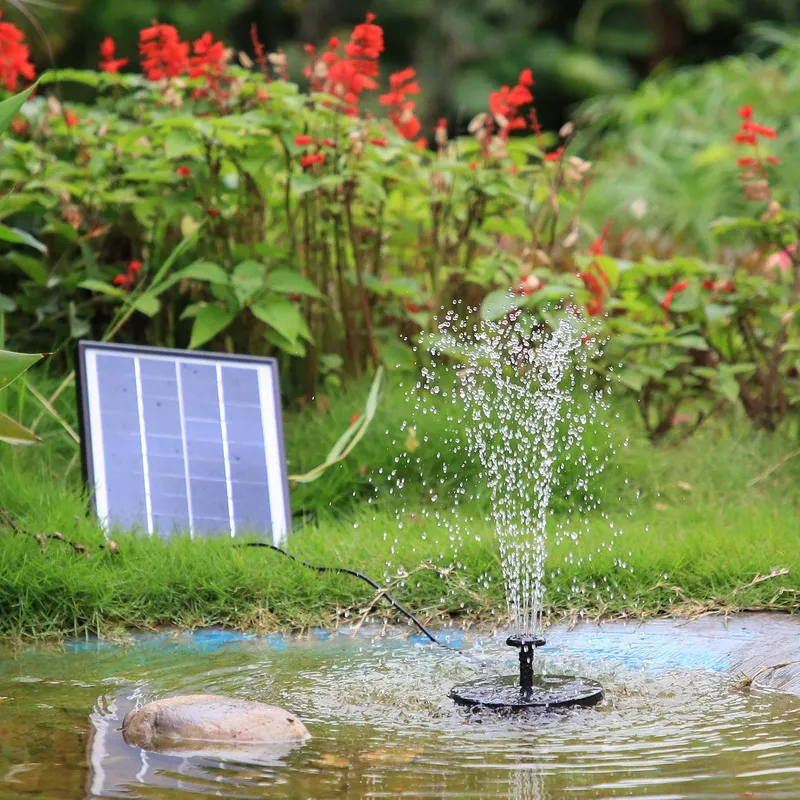 AISITIN Solar Fontein 6.5W met 1500mAh Batterij voor Tuin Vijver — foto 8