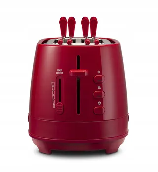 DE LONGHI CTLAP2203.R Broodrooster met Tang 550W Rood — miniatuur 1