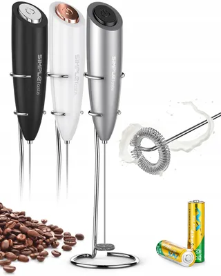 SIMPLETASTE Elektrische Melkschuimer Handmatig Cappuccino Latte