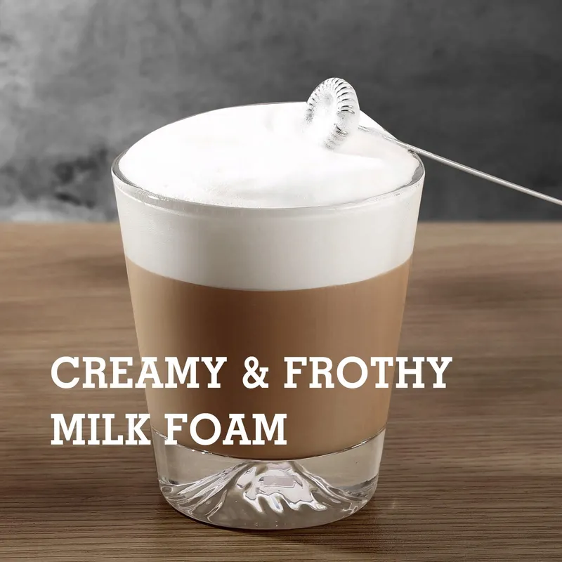 SIMPLETASTE Elektrische Melkschuimer Handmatig Cappuccino Latte — foto 5