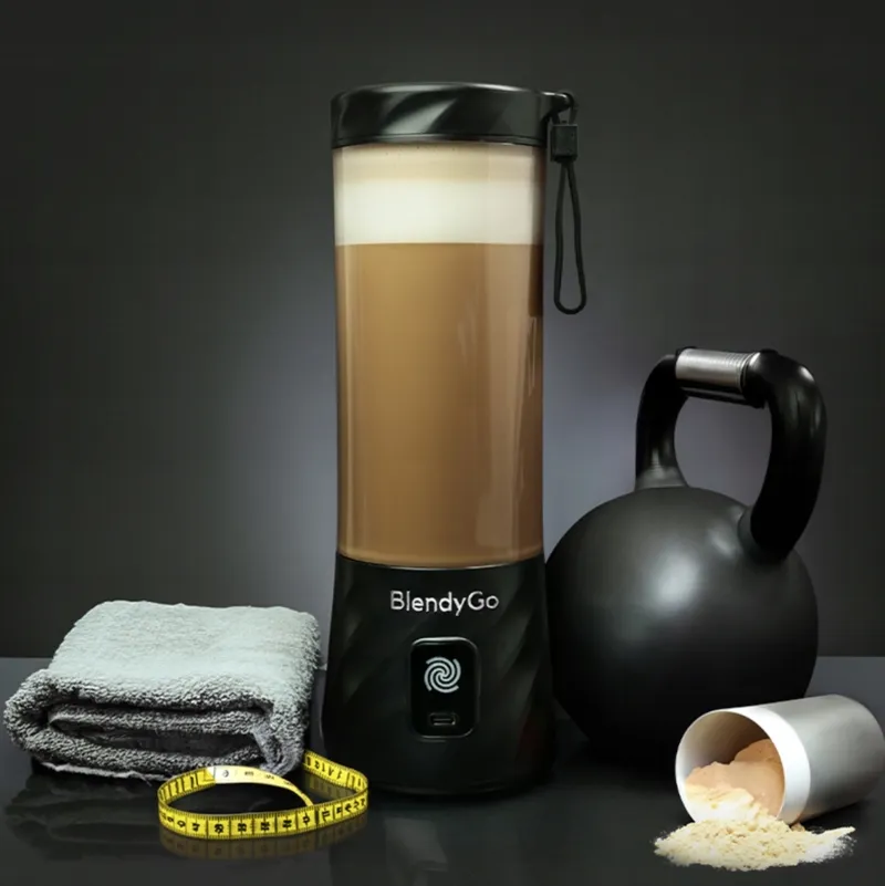 BLENDYGO 3 Draagbare Blender Smoothie USB 550ml BPA-Vrij Zwart — foto 14