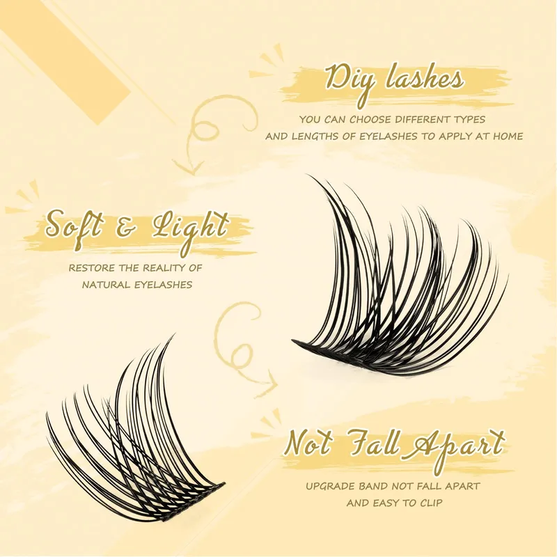 QUEWEL Wimperextensions Set 144 Stuks DIY QU-H-DH-01 — foto 4