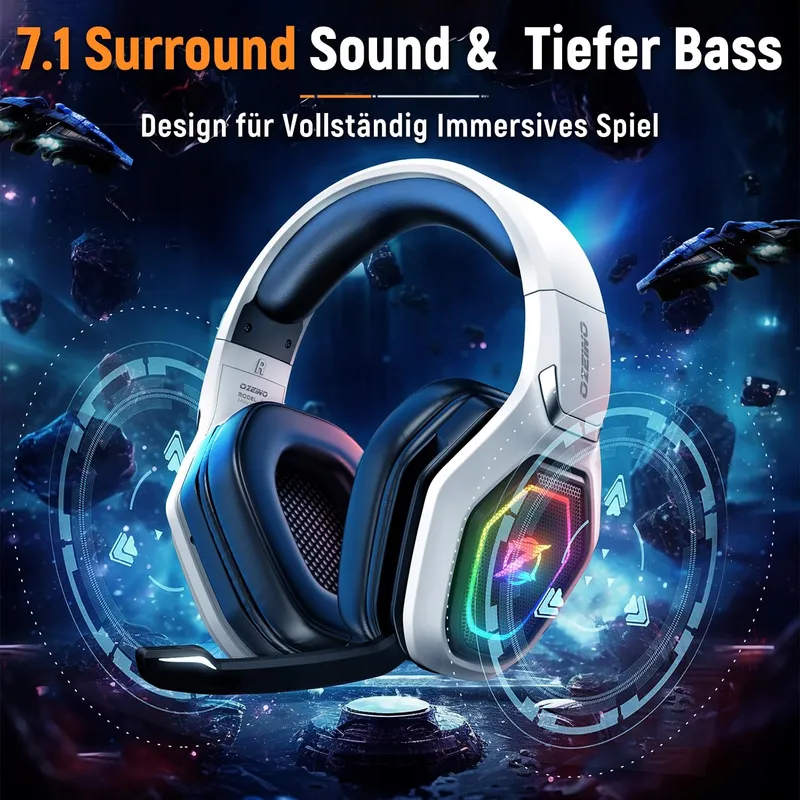 OZEINO OW810 Draadloze Gaming Headset USB C 20u — foto 3