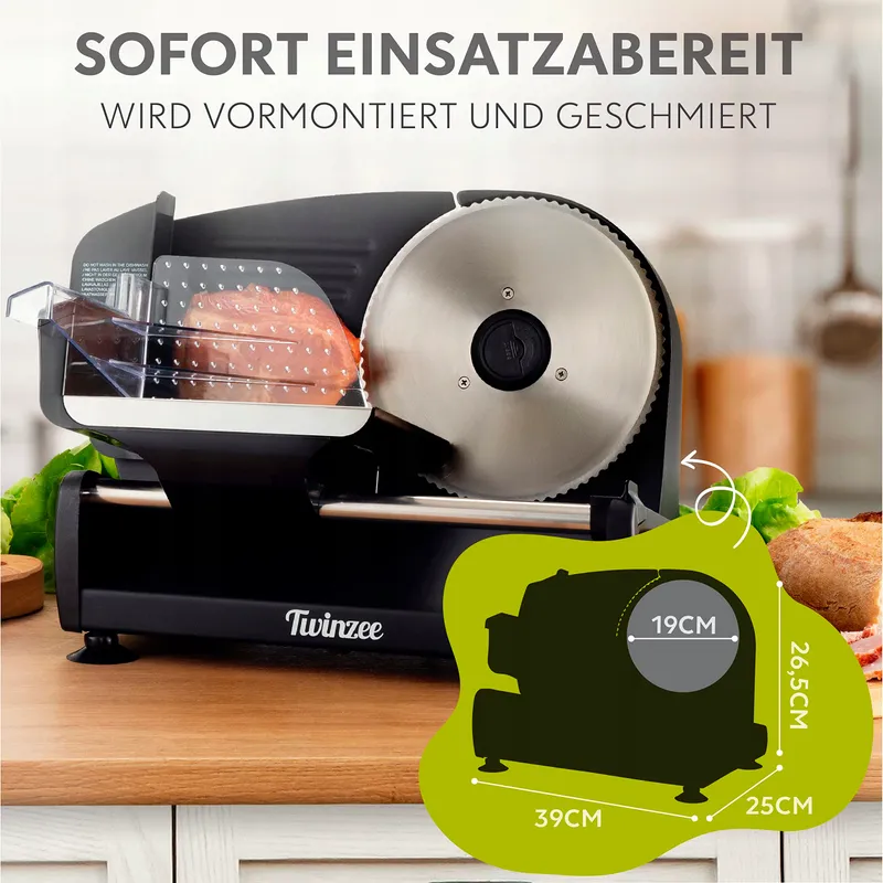 Twinzee Allessnijder Elektrisch RVS 2 Messen 0-15mm — foto 3