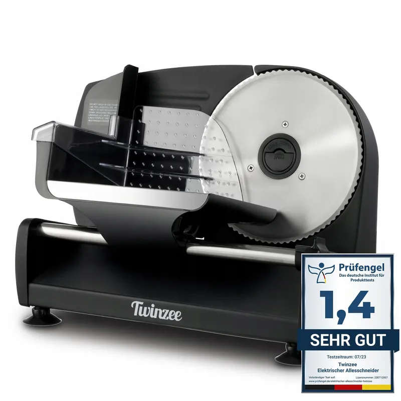 Twinzee Allessnijder Elektrisch RVS 2 Messen 0-15mm — foto 1