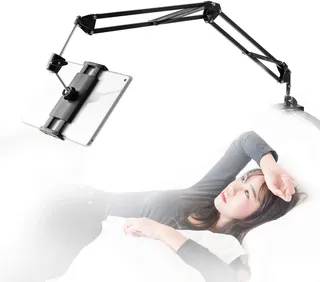 Universele Tablethouder voor Bed Aluminium Arm 360° — miniatuur 2