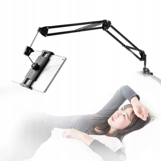 Universele Tablethouder voor Bed Aluminium Arm 360° — miniatuur 1