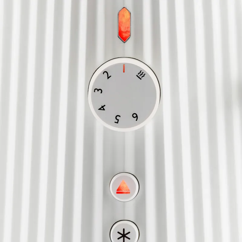 ALESSI Plissé Broodrooster 850W Wit 6 Standen EU Stekker — foto 7