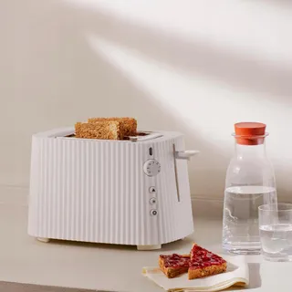 ALESSI Plissé Broodrooster 850W Wit 6 Standen EU Stekker — miniatuur 8