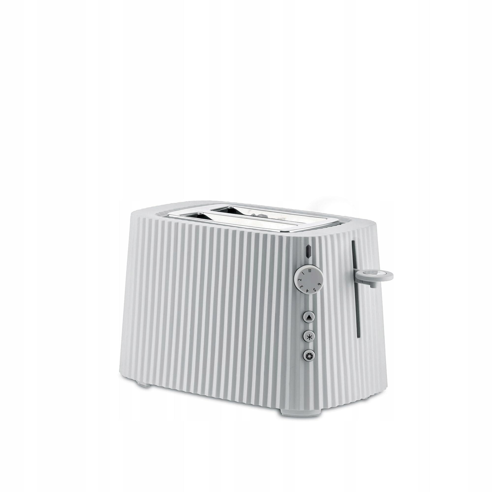 ALESSI Plissé Broodrooster 850W Wit 6 Standen EU Stekker