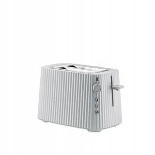 ALESSI Plissé Broodrooster 850W Wit 6 Standen EU Stekker — miniatuur 1