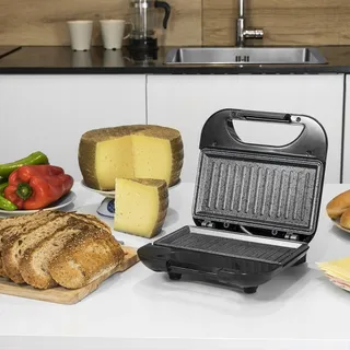 CECOTEC Rock'nToast Sandwichmaker Antiaanbaklaag 750W 2 Sandwiches — miniatuur 3