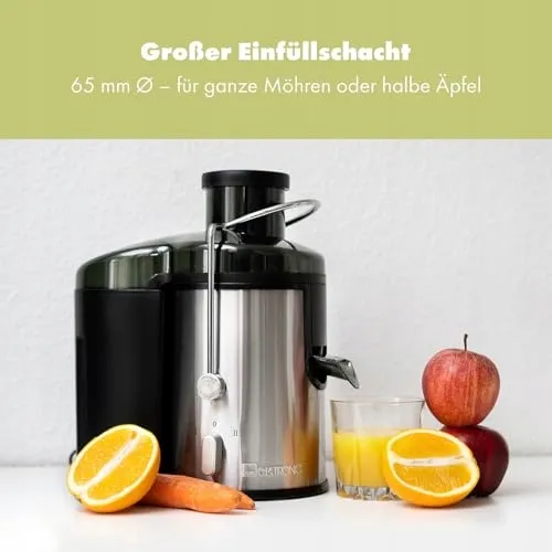 CLATRONIC Sapcentrifuge Groente Fruit Grote Vulschacht 400W — foto 2
