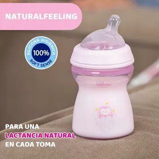 CHICCO Anti-koliek Fles 250ml 2+ Maanden Siliconen Speen — miniatuur 2