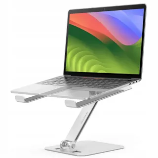 OMOTON Aluminium Laptopstandaard Verstelbaar MacBook Samsung Zilver — miniatuur 1
