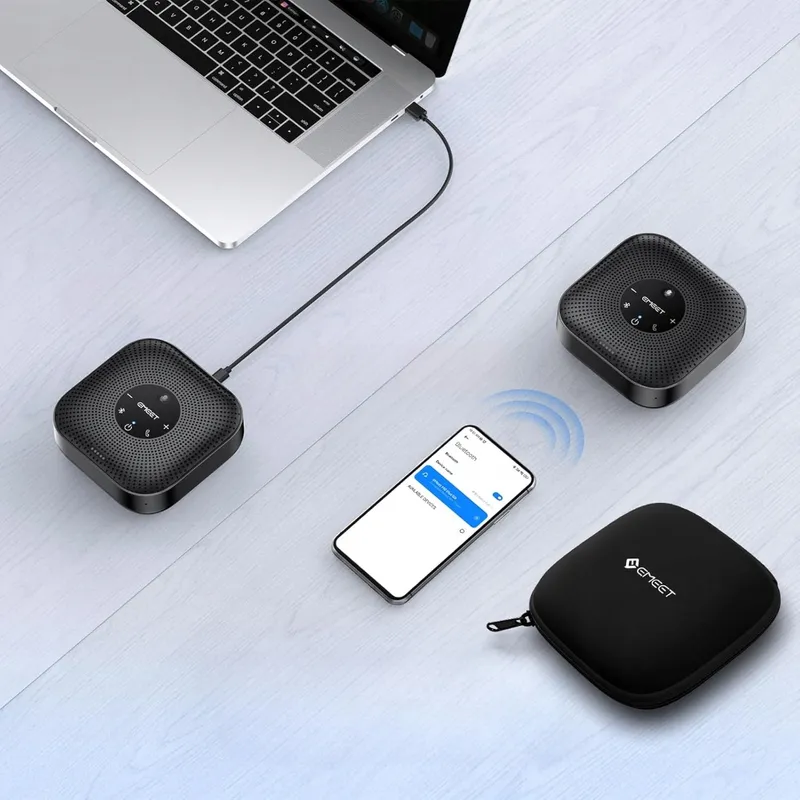 EMEET M0 Plus Conferentiespreker 4 Microfoons 360 USB PC Skype — foto 10