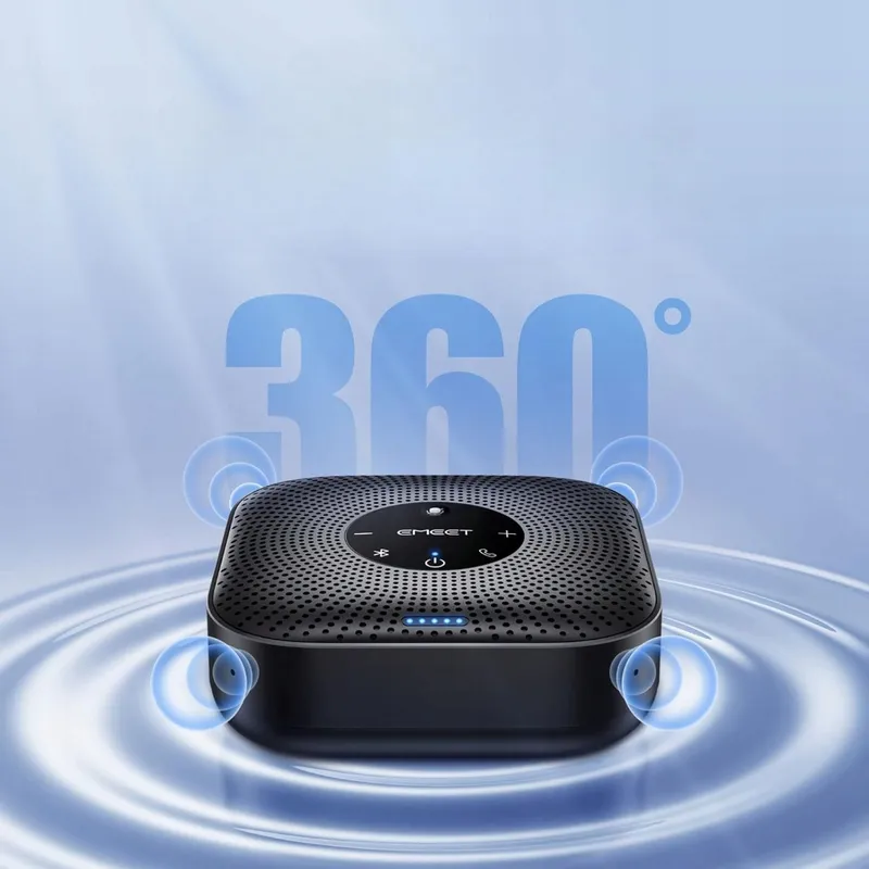 EMEET M0 Plus Conferentiespreker 4 Microfoons 360 USB PC Skype — foto 9