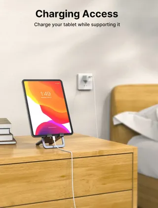 JSAUX Aluminium Tabletstandaard Verstelbaar iPad Samsung — miniatuur 4