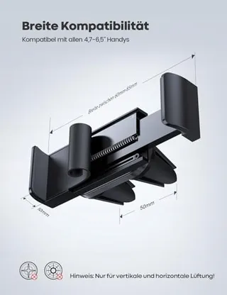 LAMICALL Universele Autohouder 360 voor iPhone Android — miniatuur 6