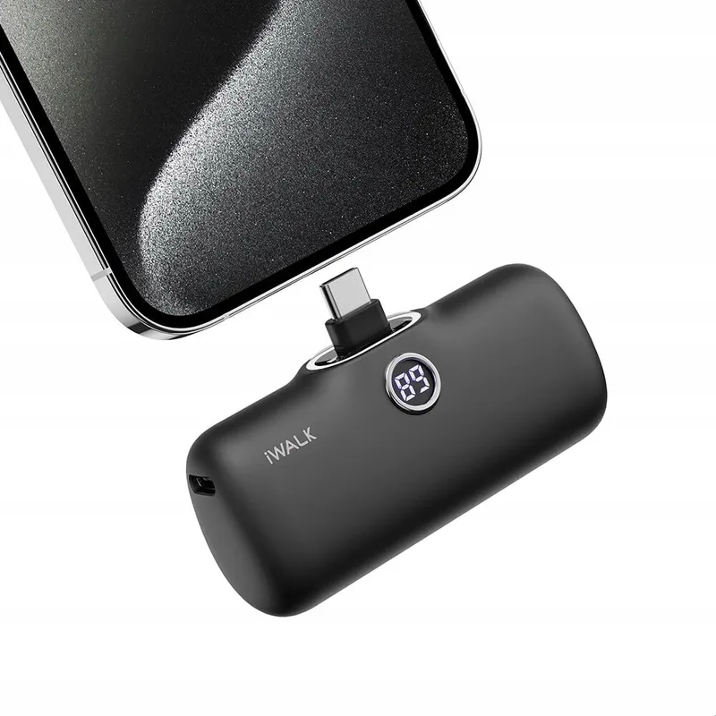 IWALK Powerbank 4800mAh USB-C 20W Snelladen Zwart — foto 1