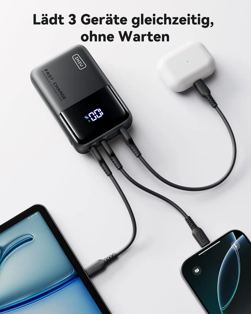 INIU Powerbank 100W 25000mAh USB C voor Telefoon en Laptop — foto 6