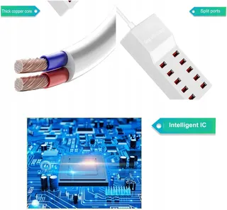 BINAMAO USB Oplader 50W 10-Poorts iPhone iPad Samsung Huawei — miniatuur 10