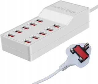 BINAMAO USB Oplader 50W 10-Poorts iPhone iPad Samsung Huawei — miniatuur 8