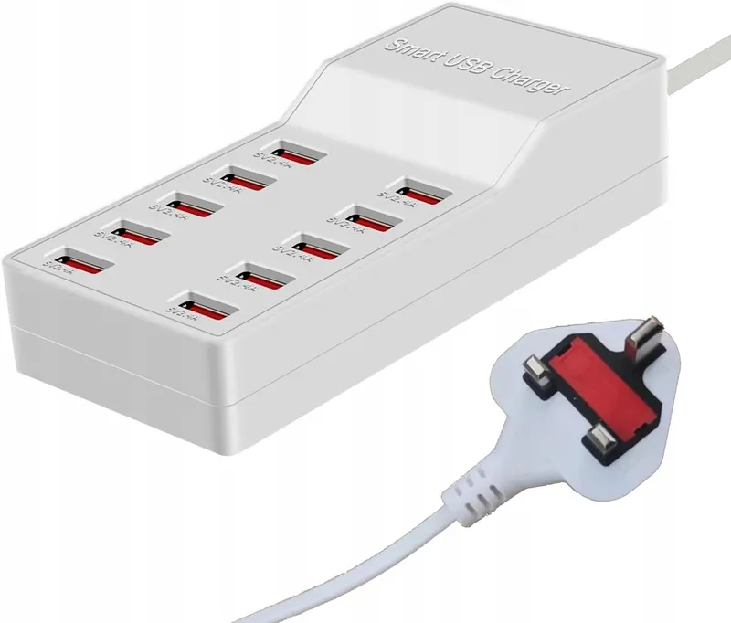 BINAMAO USB Oplader 50W 10-Poorts iPhone iPad Samsung Huawei — foto 8